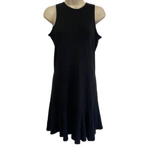 POLO RALPH LAUREN Black Flounce Dress